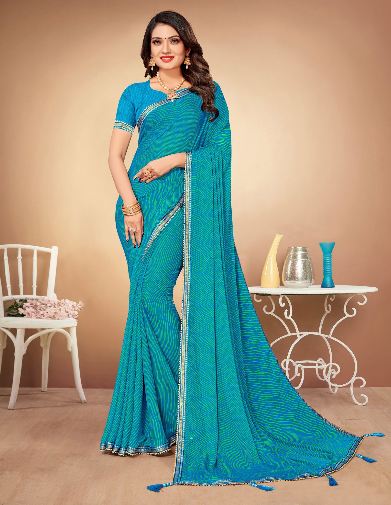 Swarna Vol 11 Chiffon Printed Sarees Catalog

